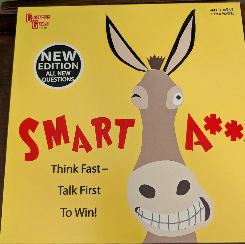 ❤️Smart A** University Games Board Game Think Fast Strategy Ages 12+ 2-6 Players